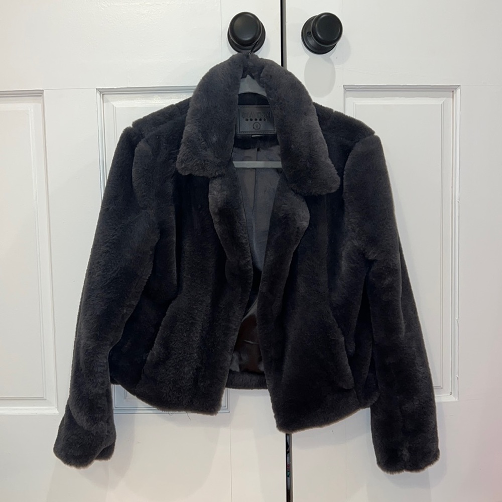 Blank NYC fluffy jacket